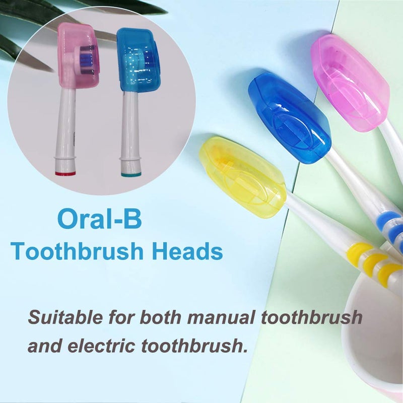 V-TOP 20 Pack Travel Toothbrush Head Covers, Portable Toothbrush Pod Caps Case Protector for Home and Outdoor - Image 2